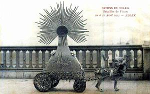 ALGER - BATAILLE DE FLEURS - RAYONS DE SOLEIL - AVRIL 1912